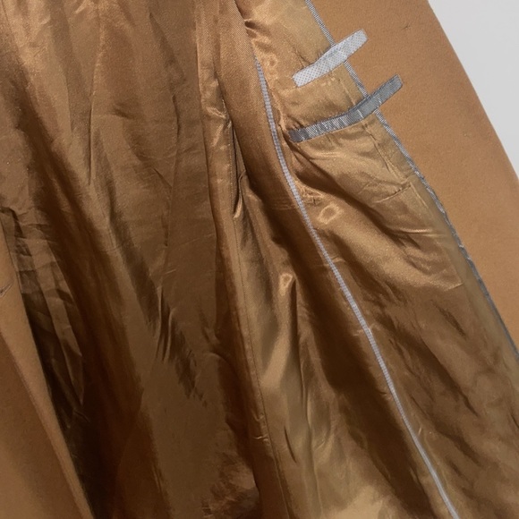 Camel Pea Coat, Zara, size M - Picture 9 of 12